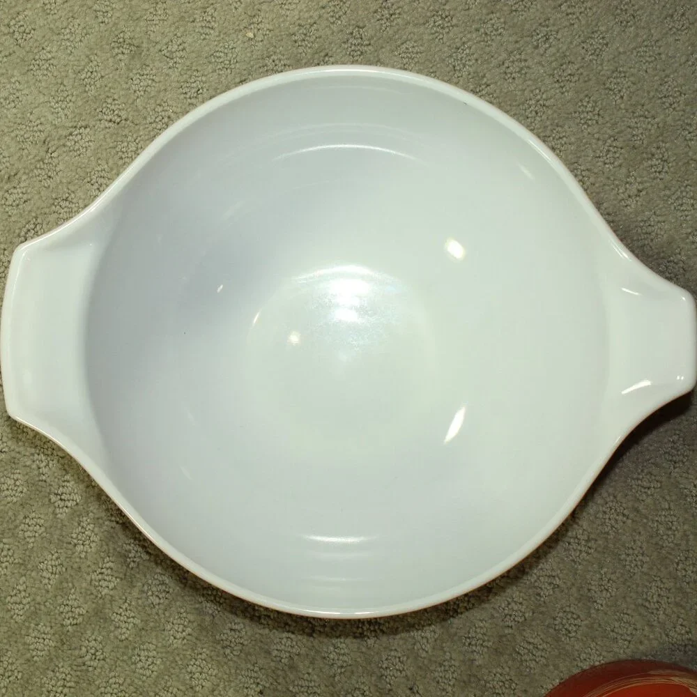 Complete Set of 4 Vtg Pyrex Harvest Wheat Red Orange 441-444 Cinderella Mixing